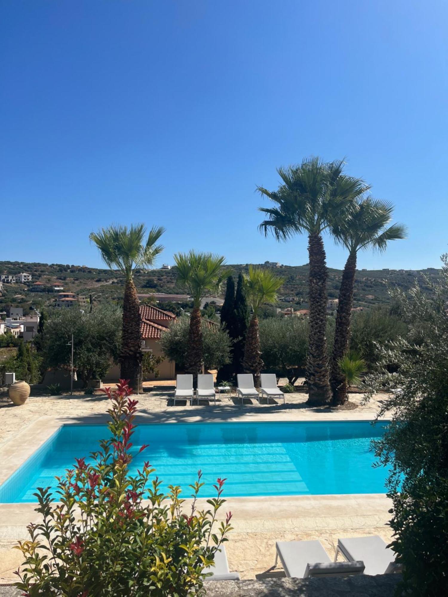 The Olive Grove Villas With Swimming Pool And Breakfast 阿卡尼斯 外观 照片